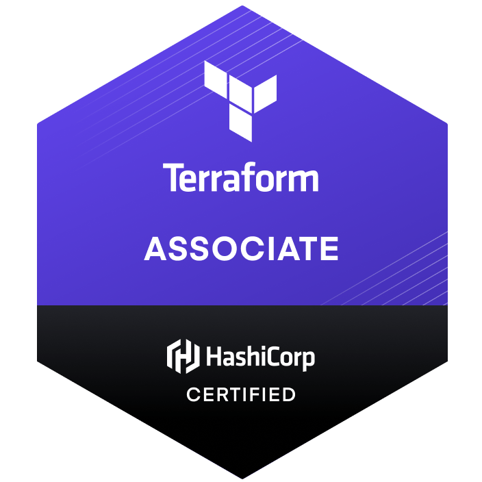 HashiCorp Certified: Terraform Associate (003) badge